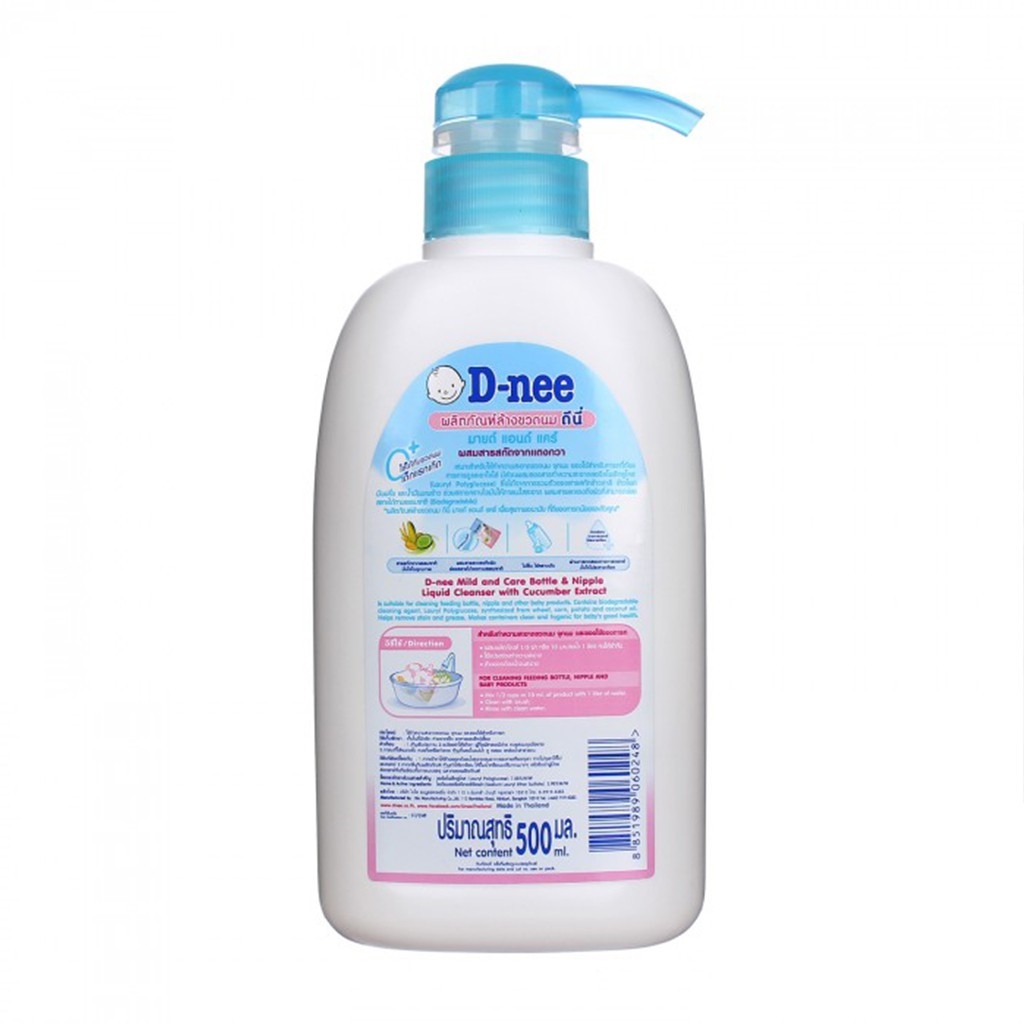 Nước Rửa Bình Sữa � D-NEE � Thái Lan Chai 500ml