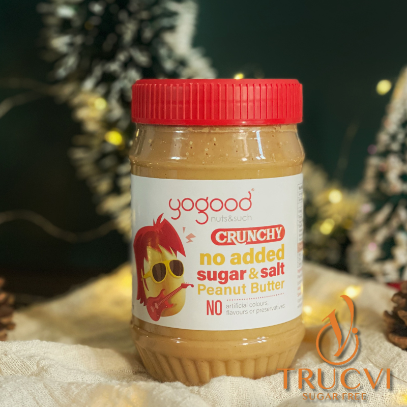BƠ ĐẬU PHỘNG KHÔNG ĐƯỜNG YOGOOD( eat clean, keto, diet, tiểu đường, gymer ) .