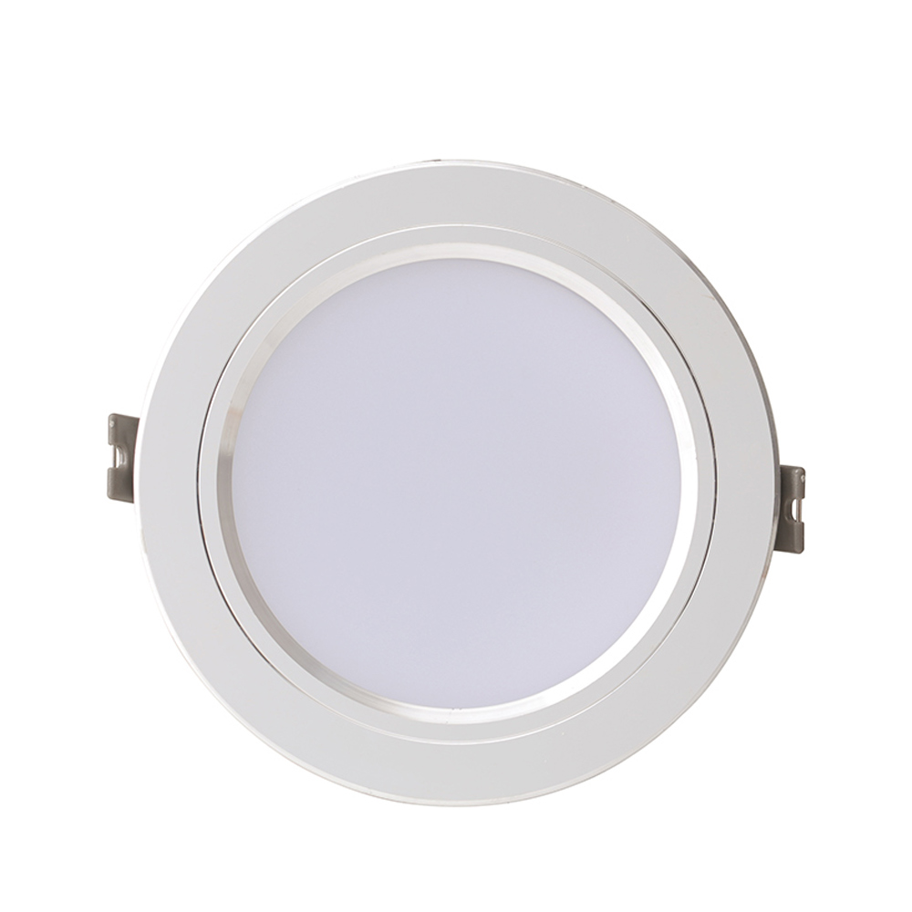 Đèn LED Downlight đổi màu AT10 110/9W SS [viền bạc]