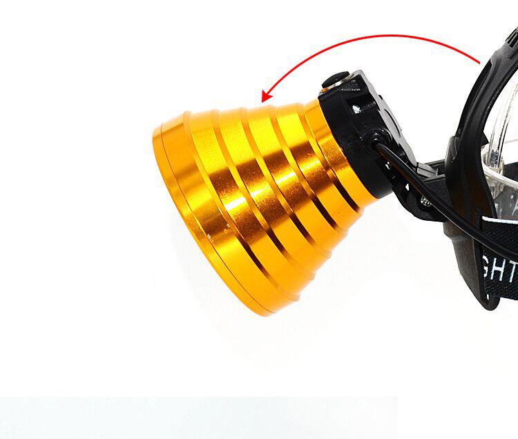 ĐÈN PIN ĐỘI ĐẦU SIÊU SÁNG  MỘT BÓNG T017