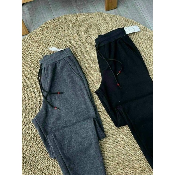 Quần Nam Jogger Nỉ Lót Lông Hàng Dày Dặn