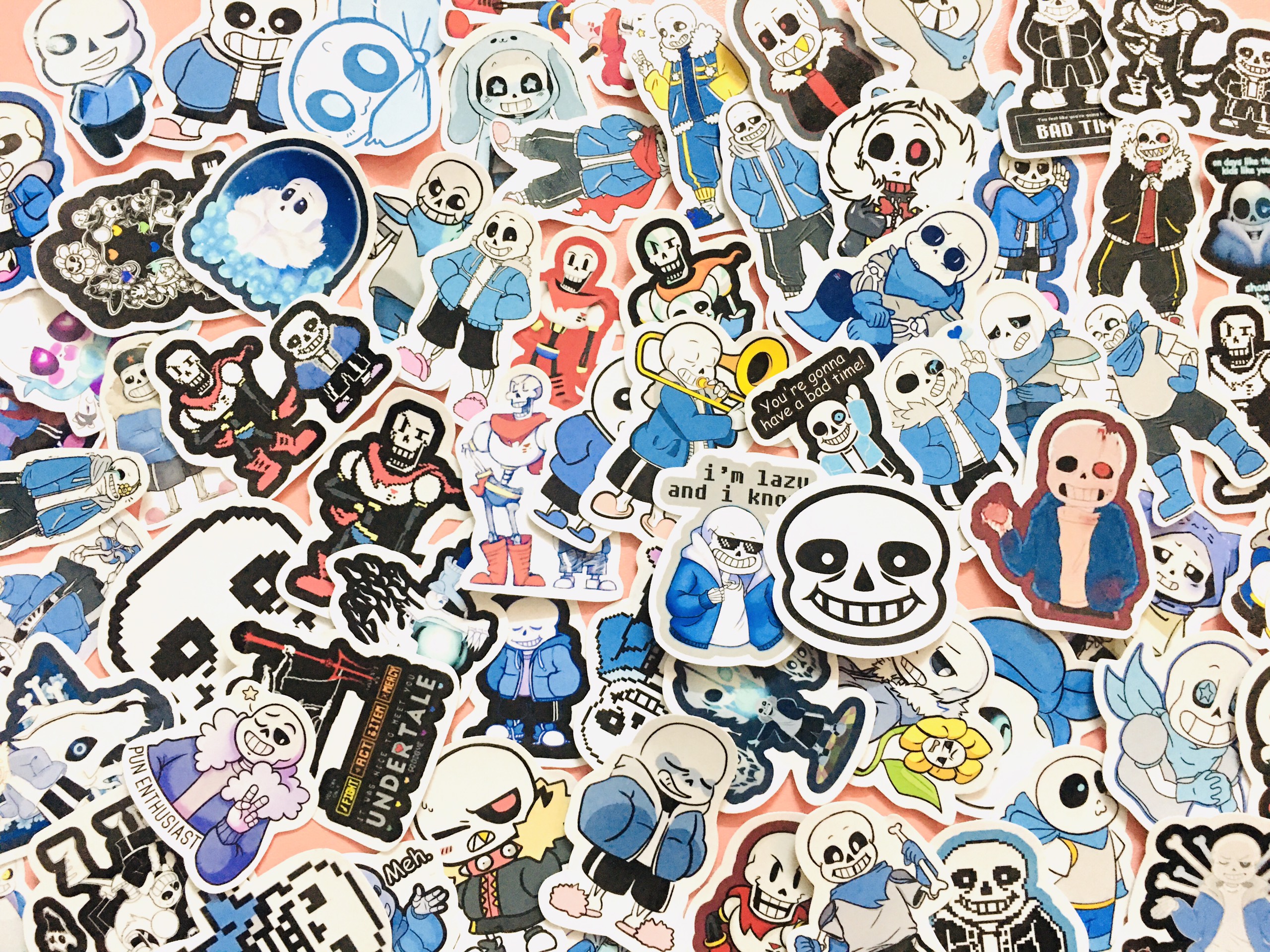 Set 30-60 Sticker Sans Undertale