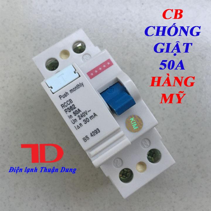 CB chống giật 50A hàng Mỹ - Điện Lạnh Thuận Dung