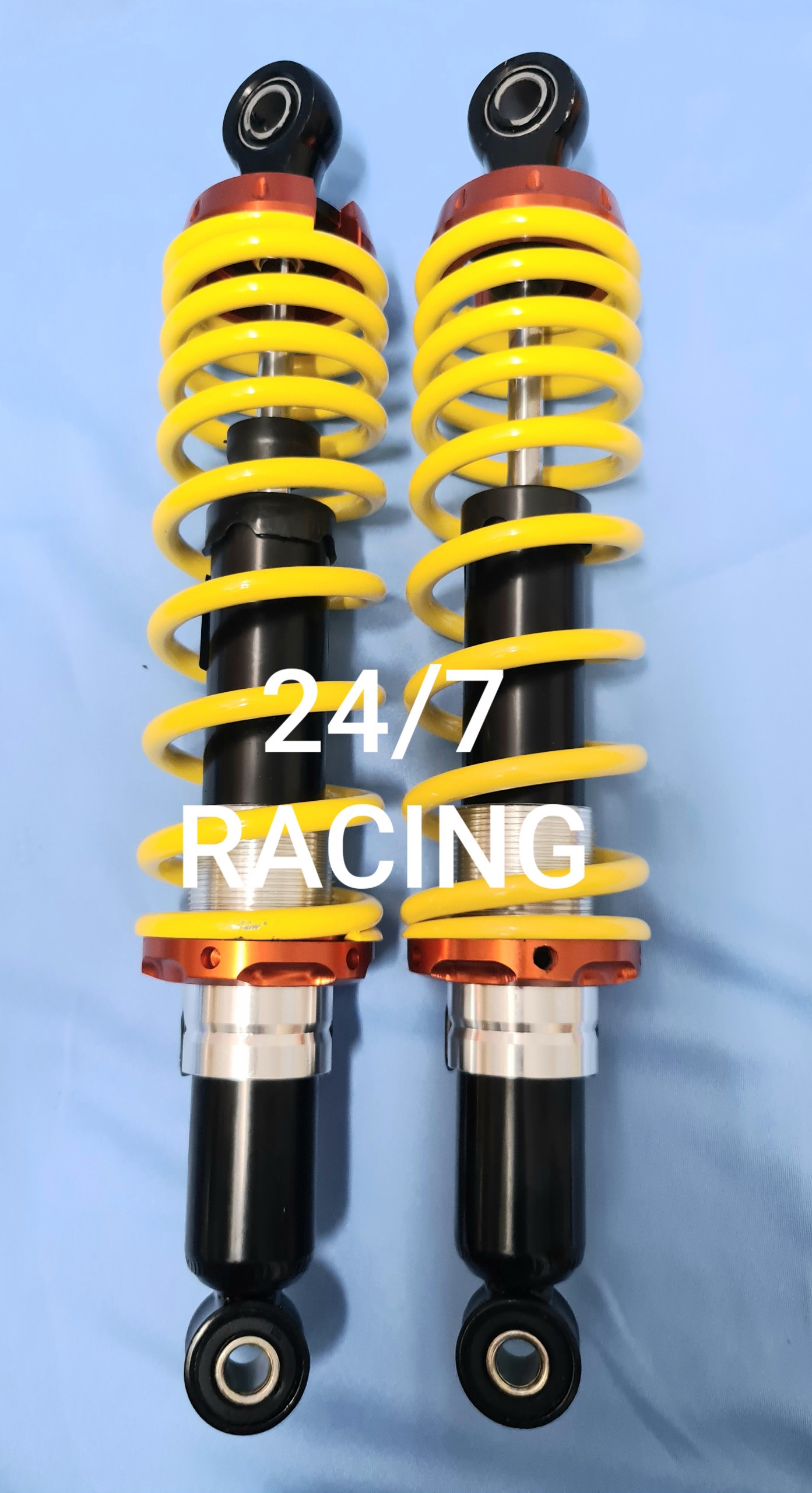 Phuộc Kiểu RCB 1 lò xo gắn cho Wave, Dream màu vàng