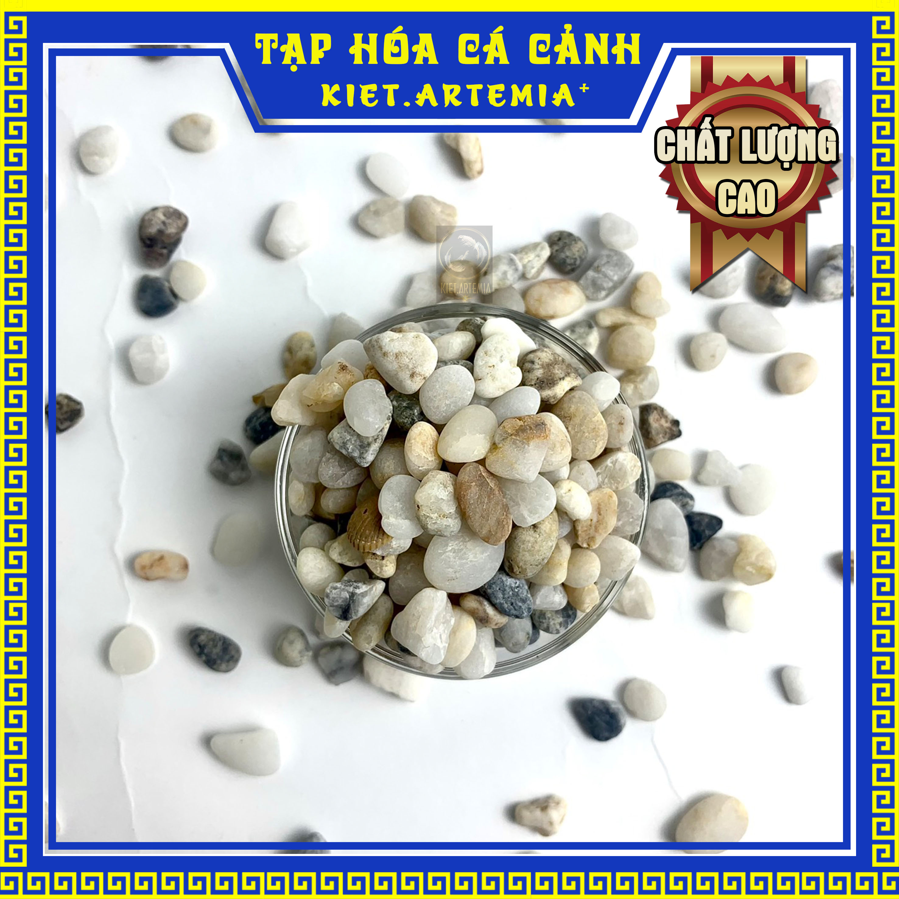 Sỏi trang trí bể cá, sỏi hồ cá, sỏi trang trí cây cảnh