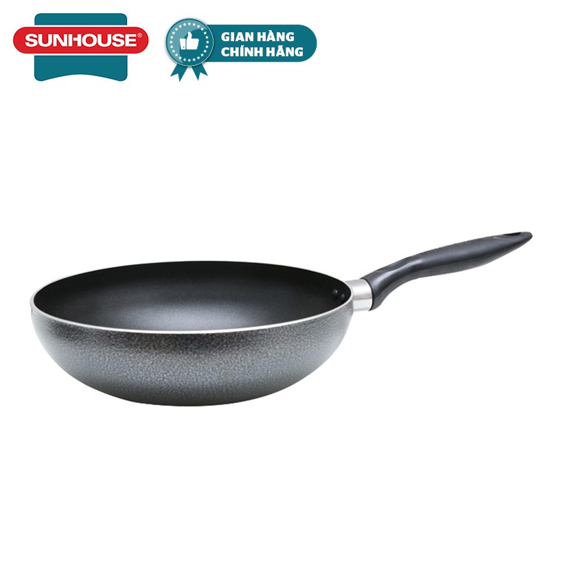 Chảo sâu lòng Sunhouse phi 20-30cm (Đen)
