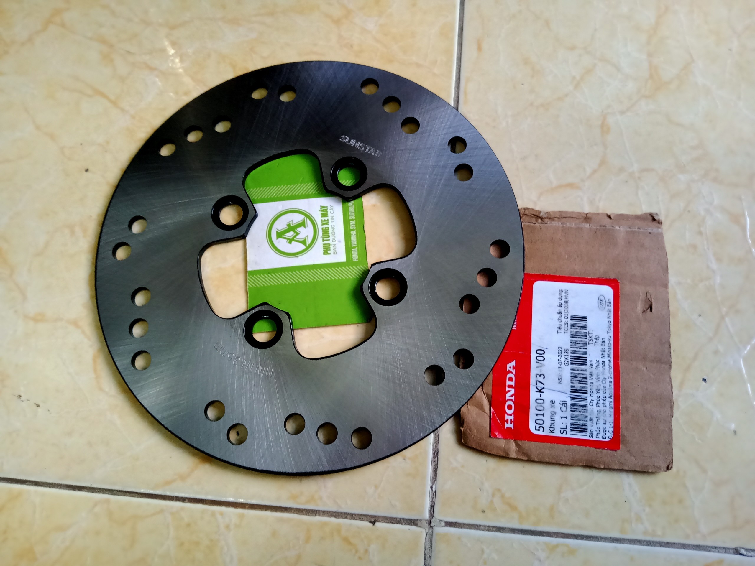 Đĩa Thắng Trước / Sau Sonic 150 cao cấp
