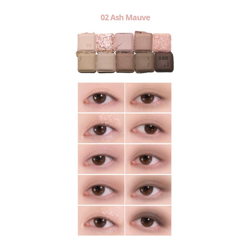 [NEW] Bảng phấn mắt 10 Ô Lilybyred Mood Keyboard (01 - 02 - 03 - 04 - 05)