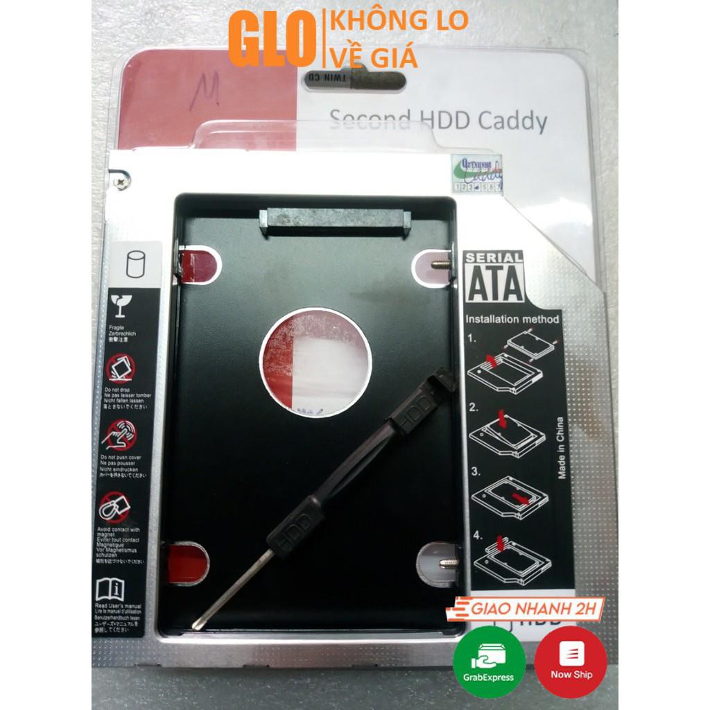 Khay mở rộng ổ cứng second hdd caddy 9.5mm-12.7mm: chuẩn sata, hdd 2.5''