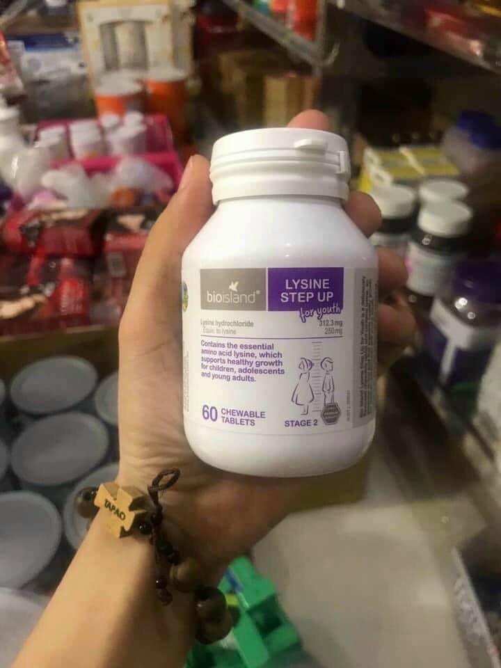 [HCM]BỘT LYSINE BIO ISLAND TĂNG CHIỀU CAO