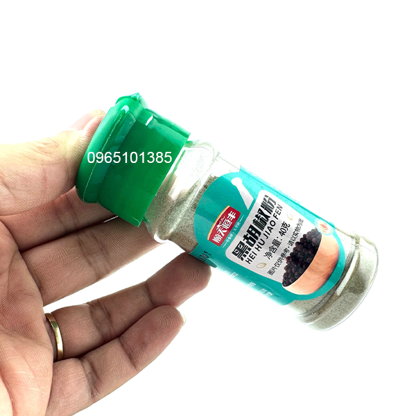 Lọ bột tiêu đen 40g