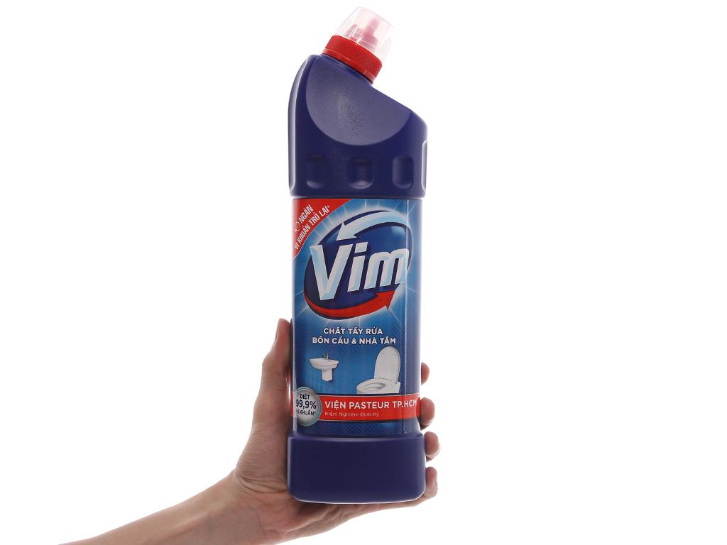 Nước Tẩy Bồn Cầu Vim Diệt Khuẩn (900ml) - Xanh
