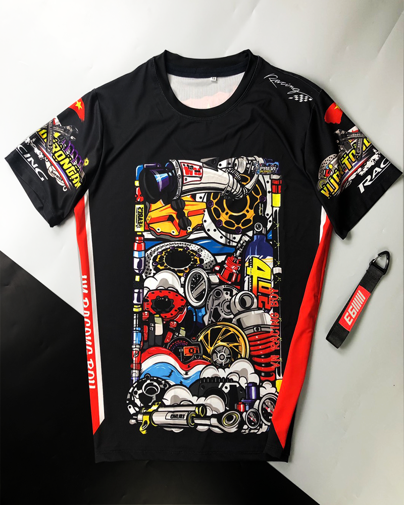 Áo Thun Xe Đua Racing Boy Việt Nam Chibi 3D