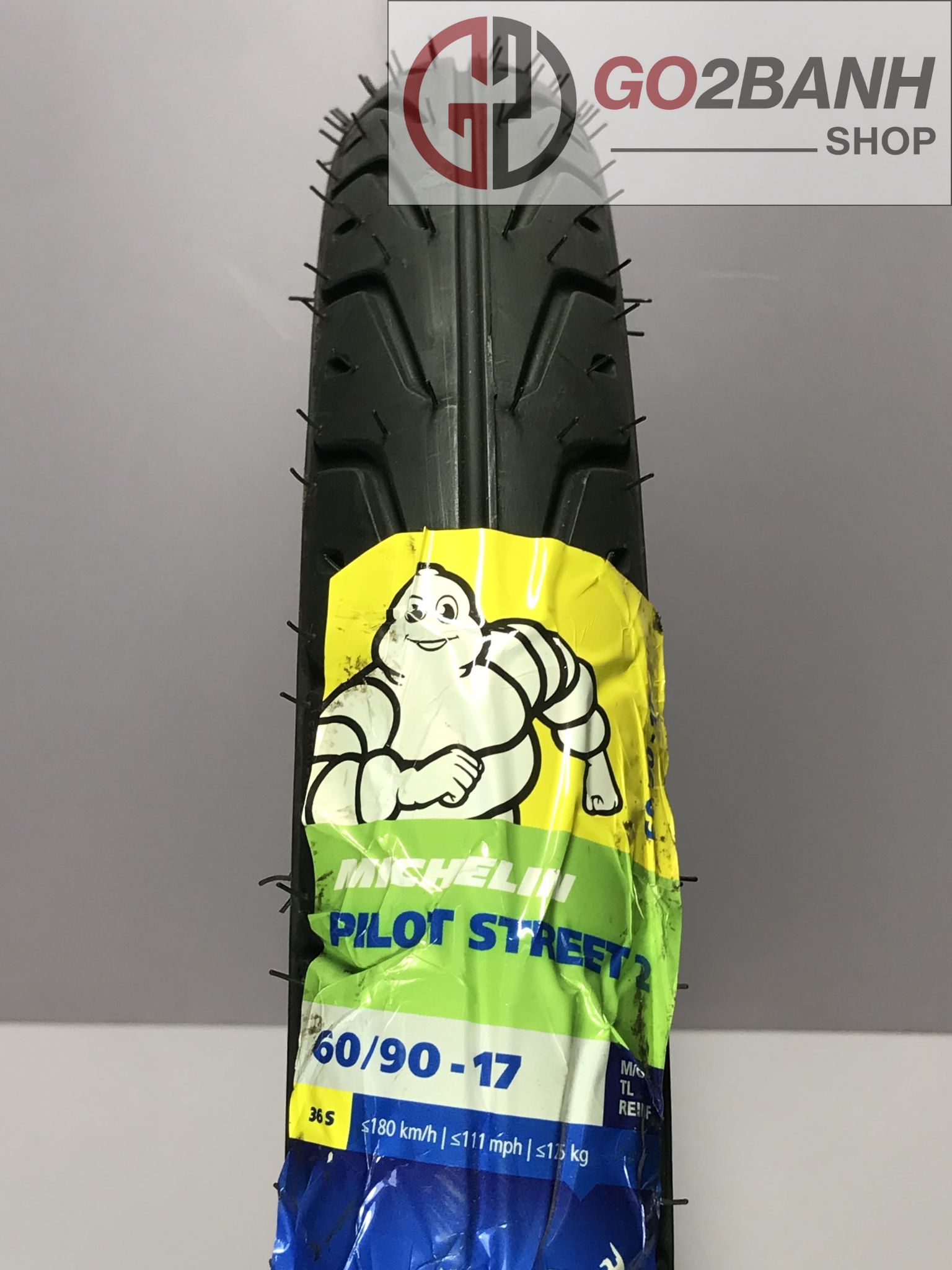 Vỏ Michelin Pilot Street 2 60-70-80/90/17, 100/80/17, 110/70/17 vỏ trước/sau Exciter 135, Raider, Sirius, Future 125