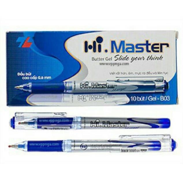 Combo 5 Bút Gel B-03 Hi. Master