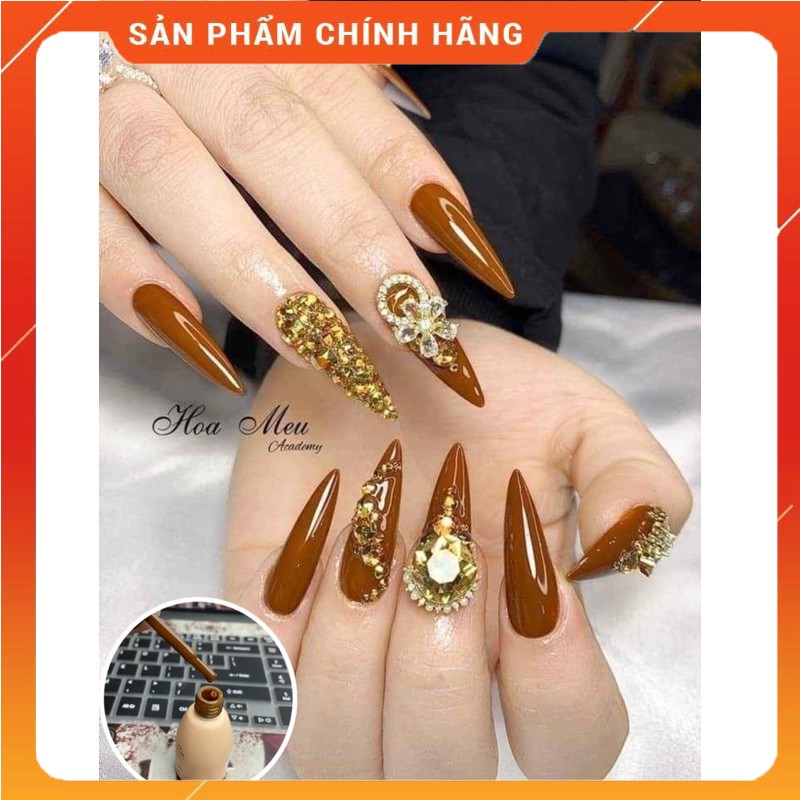 Sơn gel Nhật màu nâu đất được chị em mê mẩn