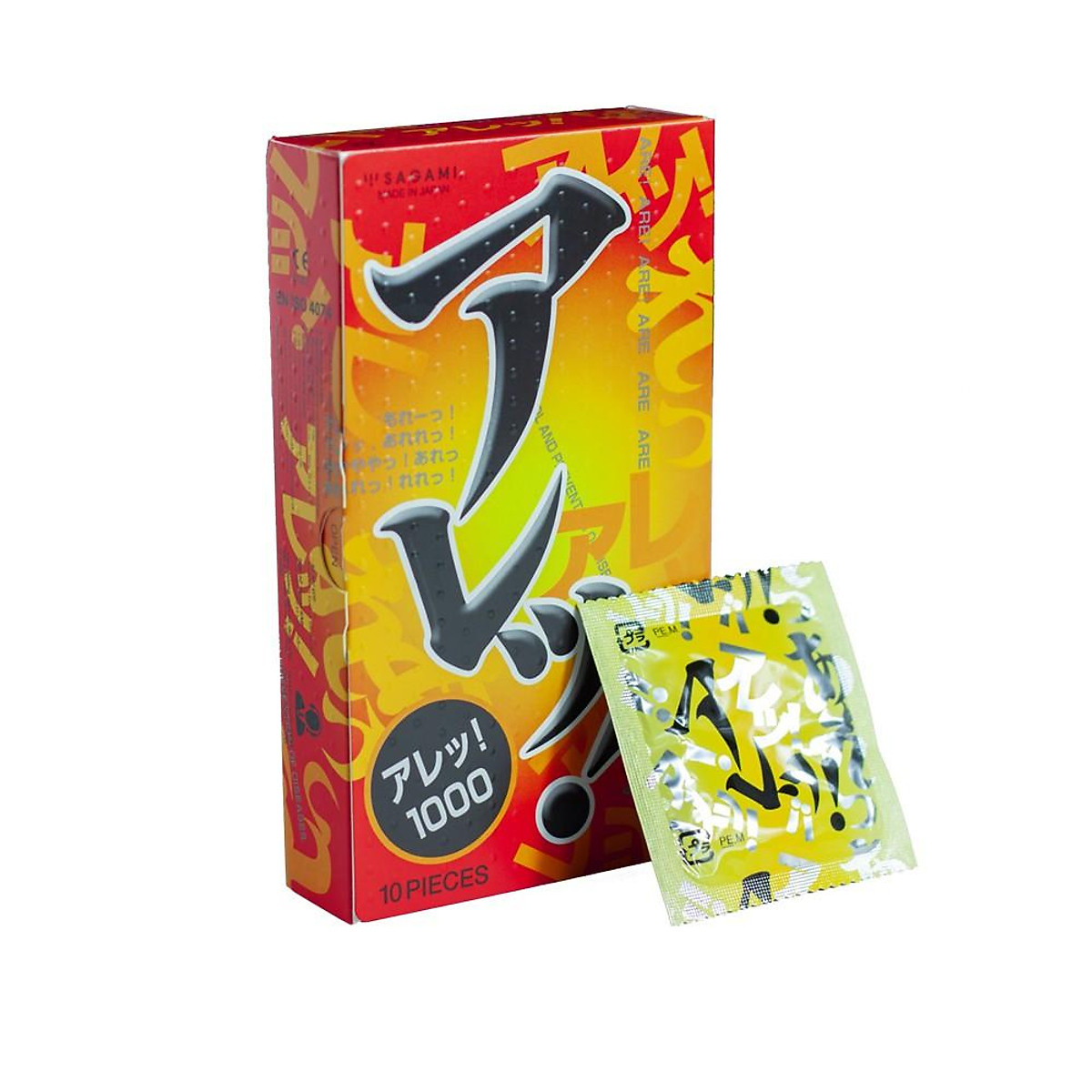 Bao cao su gai nhỏ ôm khít nhiều gel sagami are are - chính hãng - nhật bản