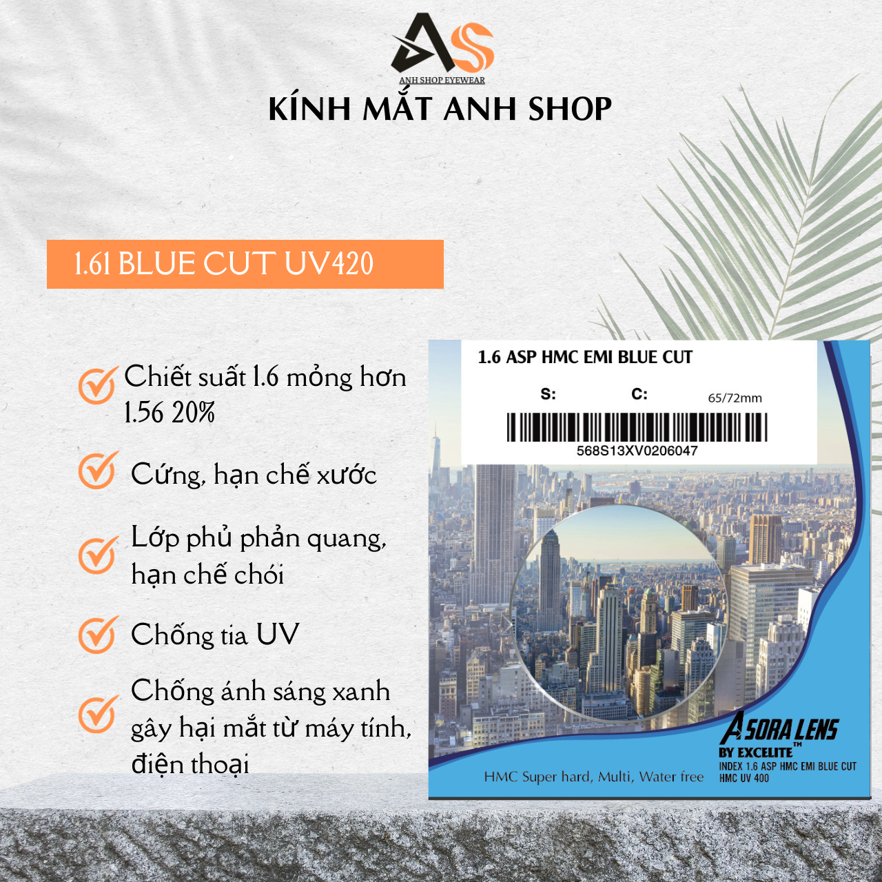 [3-5/8 Hoàn Tiền 25%] Tròng kính Bluecut chức năng chống ánh sáng xanh, chống tia uv, hạn chế chói