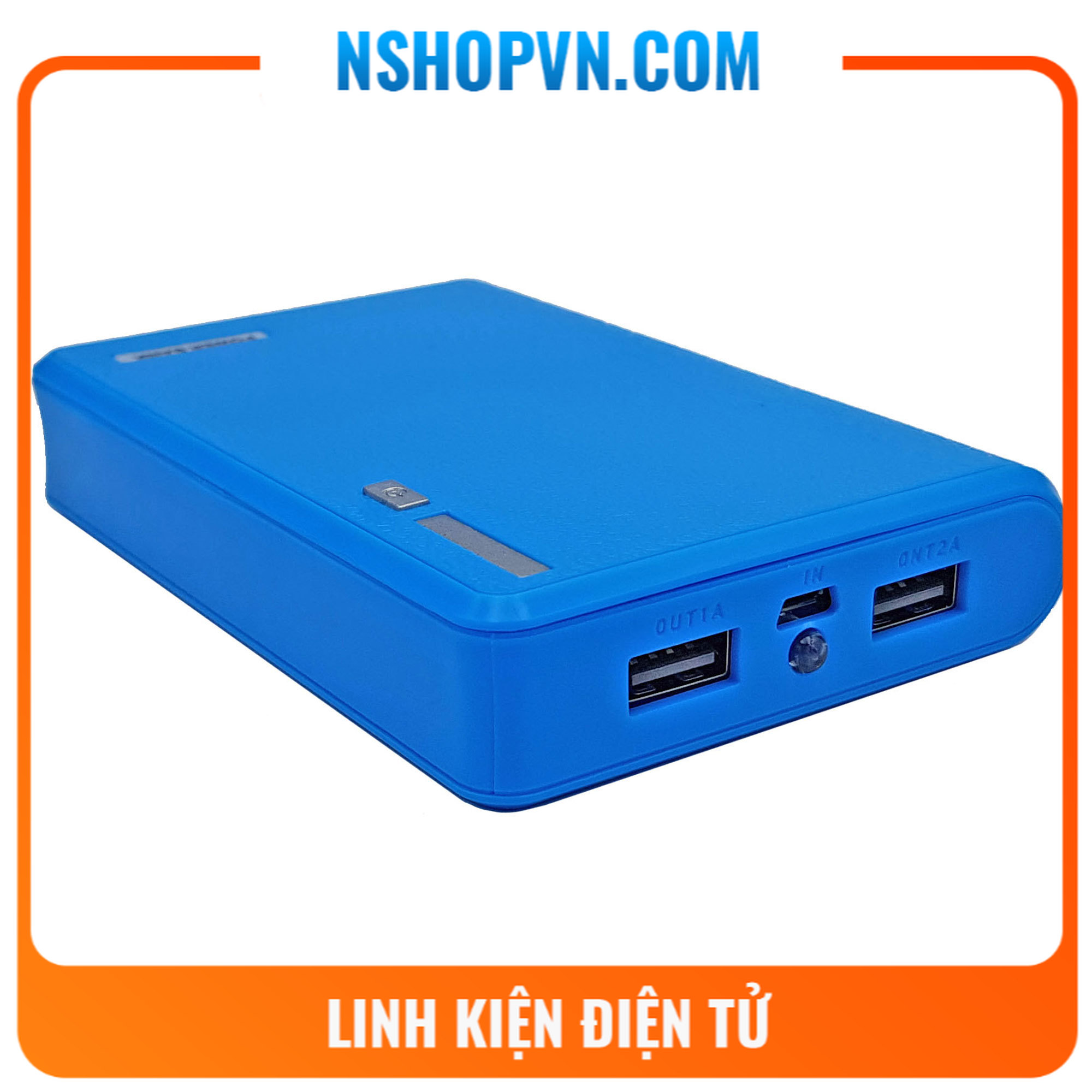 Vỏ hộp sạc dự phòng pin 18650 loại 1 pin - 2 pin - 4 pin