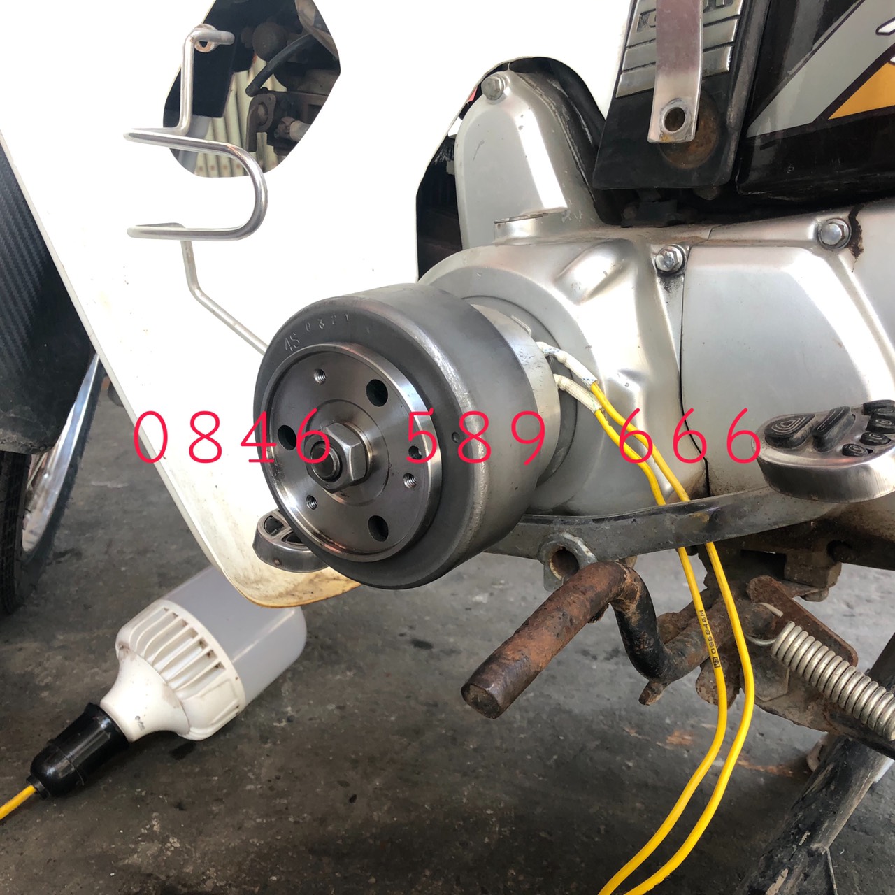 bộ phát điện mini gắn xe máy
