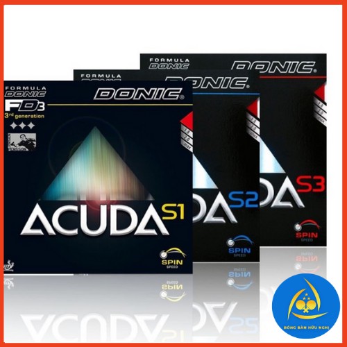 Mặt Vợt Bóng Bàn DONIC Acuda S1 S2 S3 Speed Spin và ConTrol