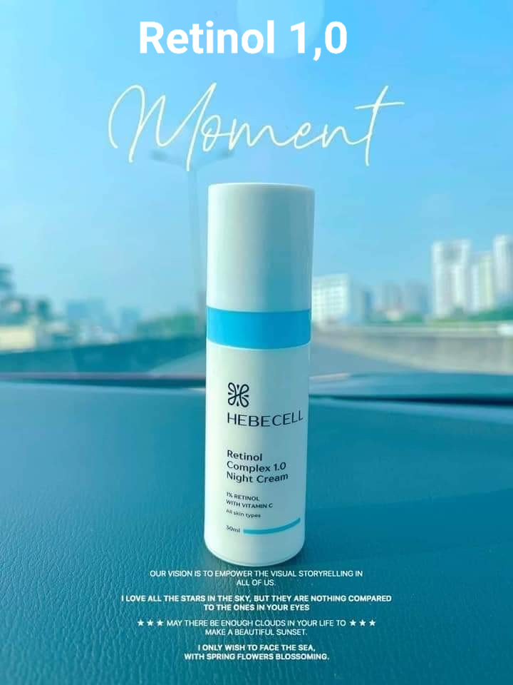 Kem dưỡng Hebecell Retinol Complex 1.0 Night Cream