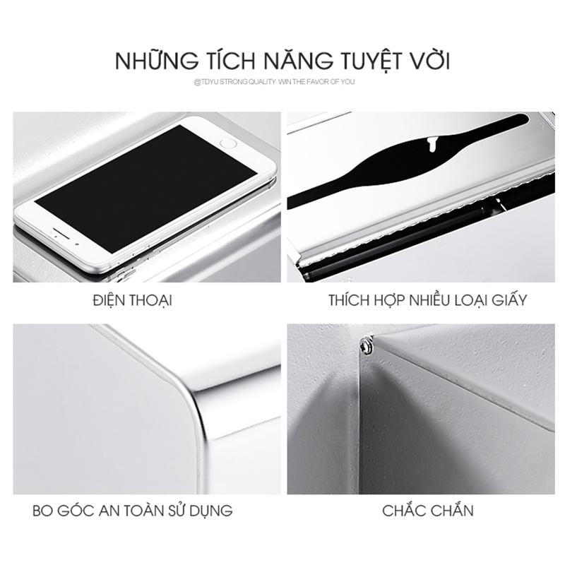 Hộp đựng giấy vệ sinh inox 9246