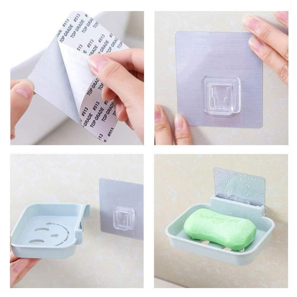 Khay, Kệ Để Xà Phòng Hình Mặt Cười Dán Tường