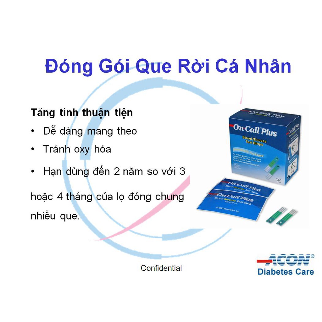 Máy Đo Đường Huyết On Call Plus - Mỹ - Bảo Hành Trọn Đời