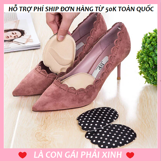 [HCM]Bộ 2 Miếng (1 Cặp) Lót Mũi Giày 4D Đệm Êm Chân Chống Đau Chân Chống Rộng Giày