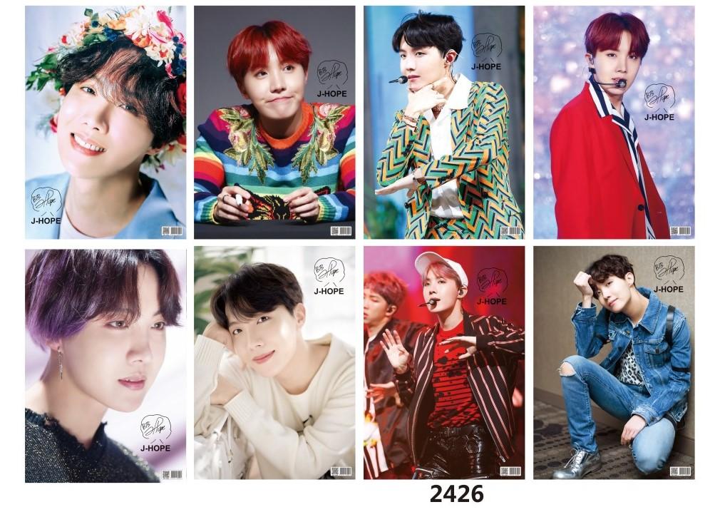 Bộ Poster BTS 8 Tấm Khổ Lớn A3