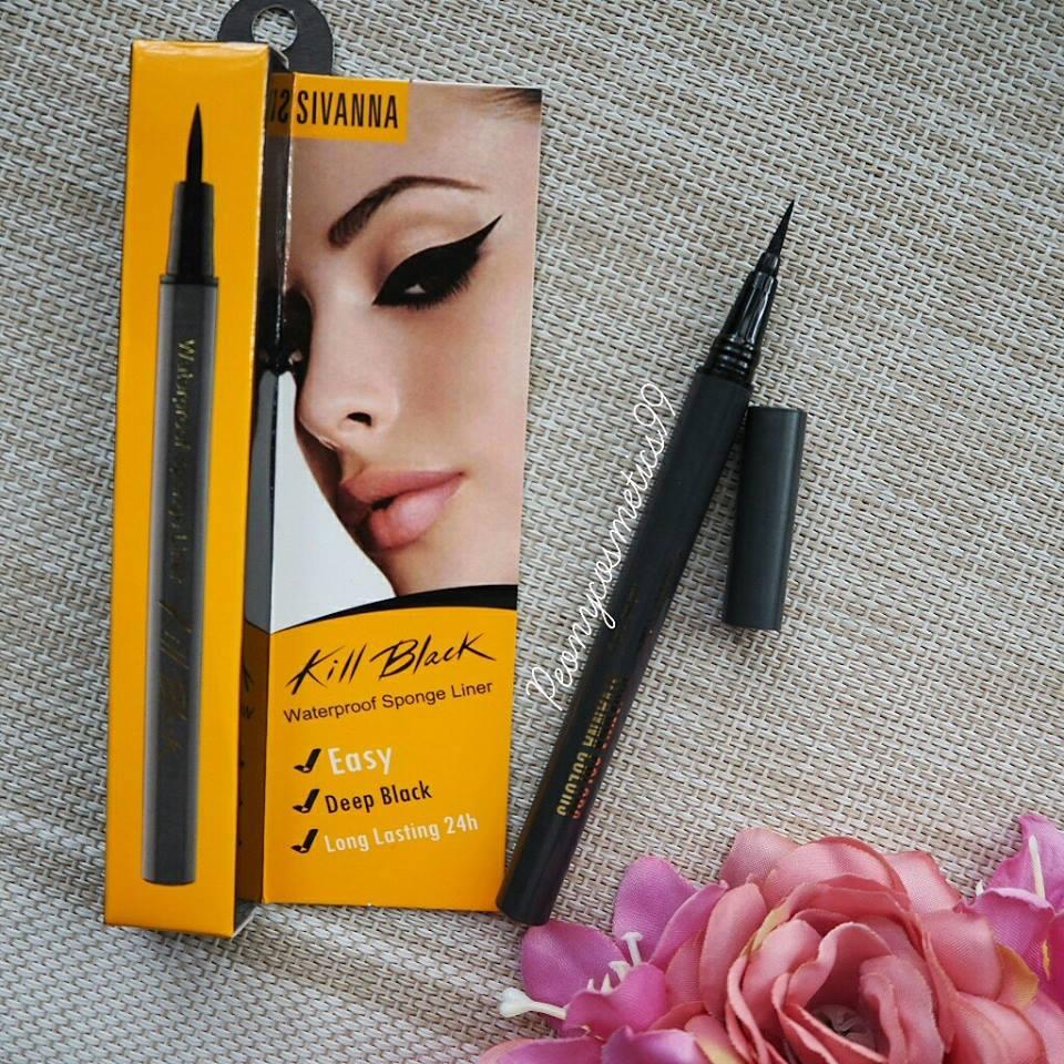 Kẻ Mắt Nước Super Black Waterproof Sponge Liner