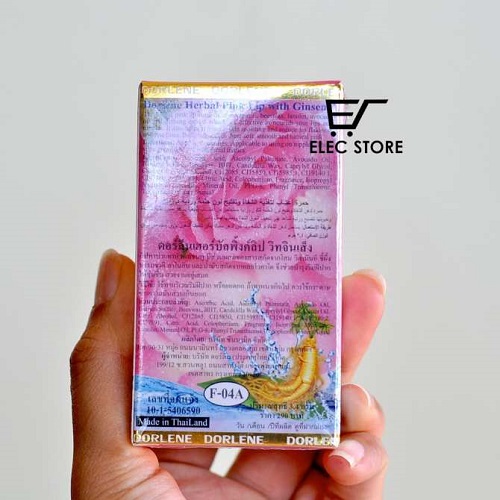 Son Môi Thái Lan DORLENE HERBAL PINK LIP