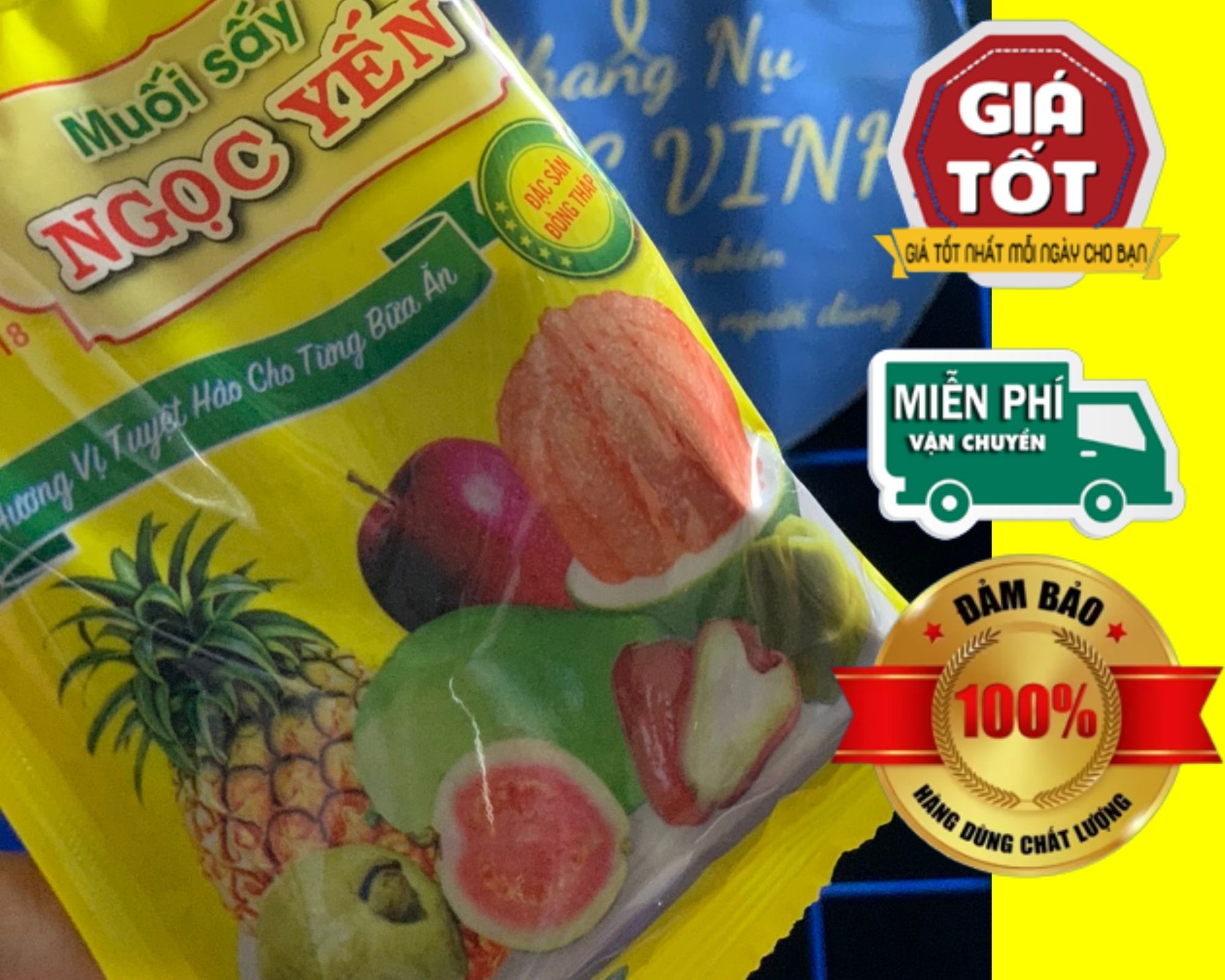 Muối Tôm Miền Tây Ngọc Yến Gói 100gr Chấm Trái Cây Ngon Số Dzách Lazadavn 2300