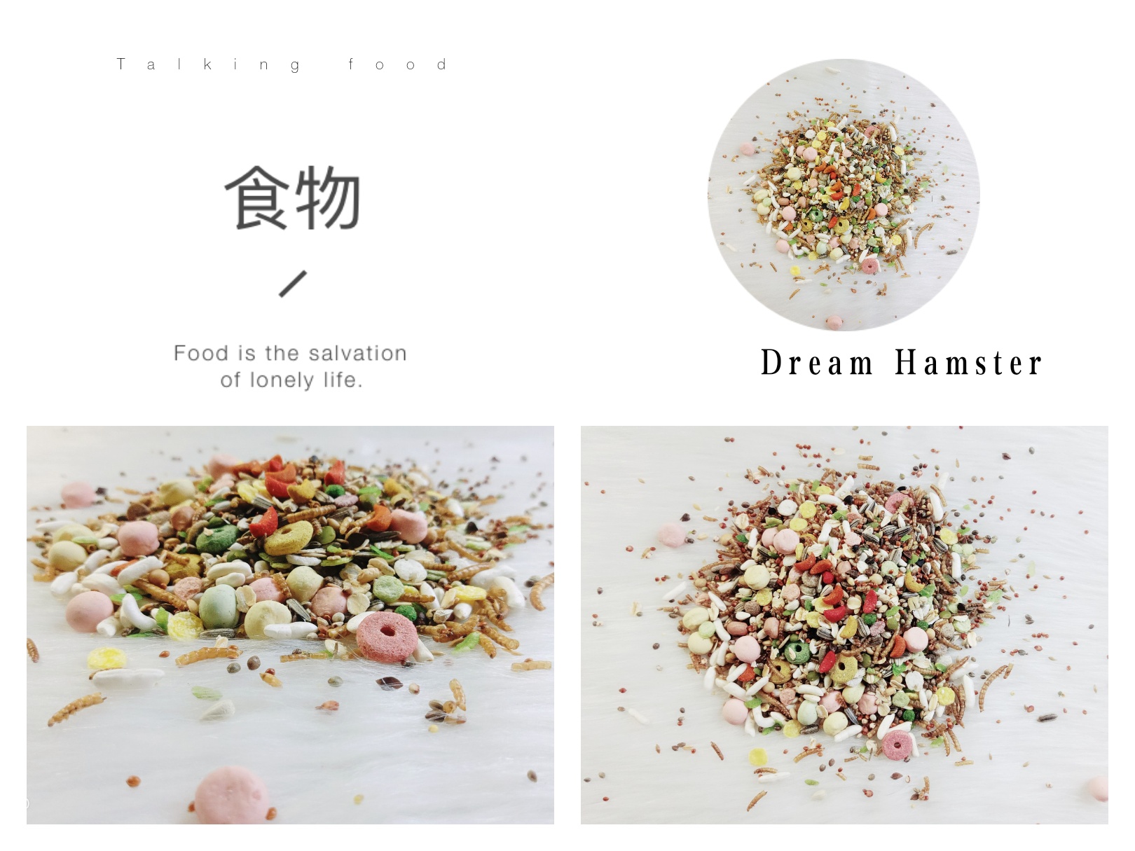 [Đã rang sấy] Thức ăn MIX loại ngon cho hamster - Dream Food (DR1)