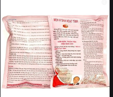 Men vi sinh hoạt tính ủ thức ăn chăn nuôi N01 gói 500g