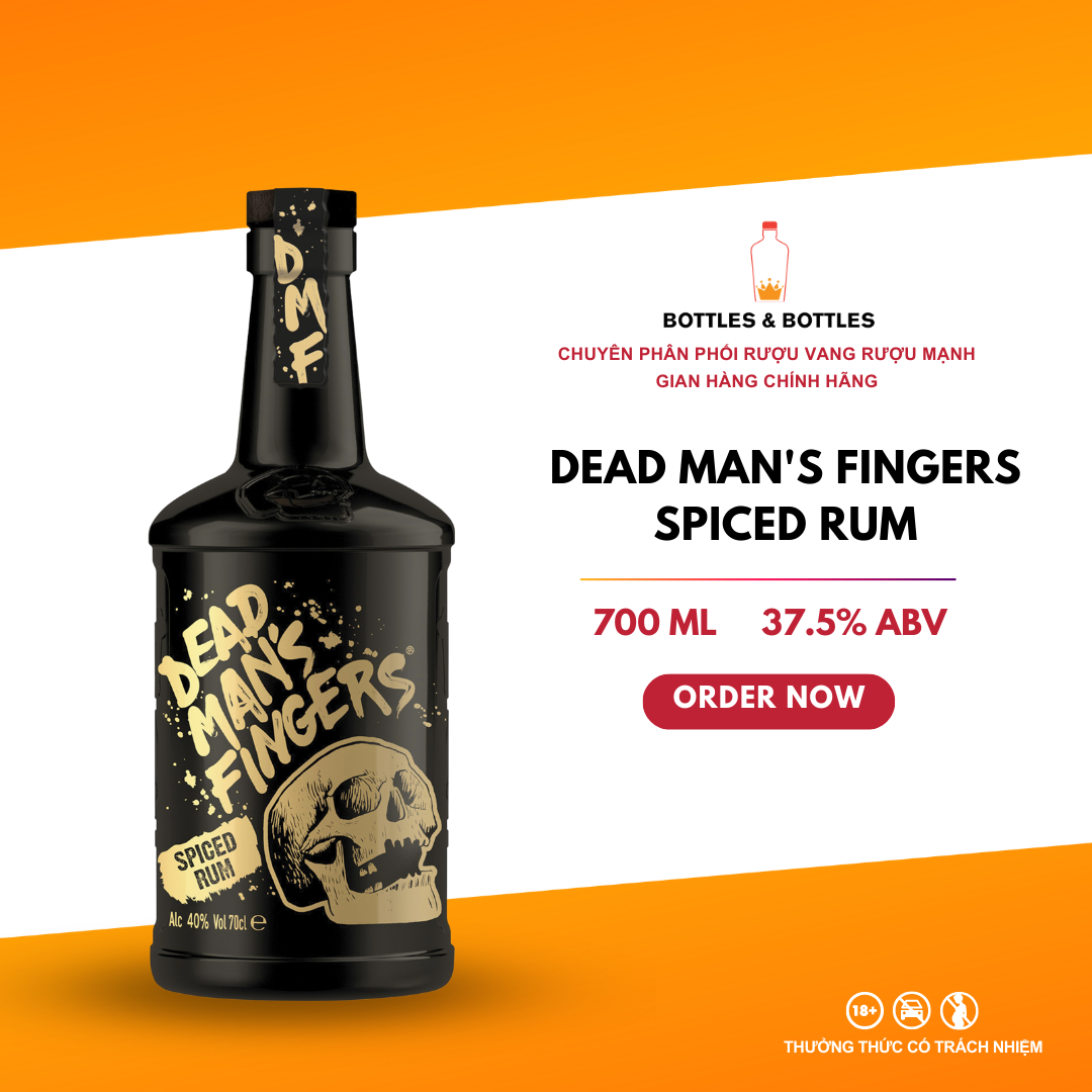 [Genuine] Dead Man's Fingers Spiced Rum - 700ml -37.5%