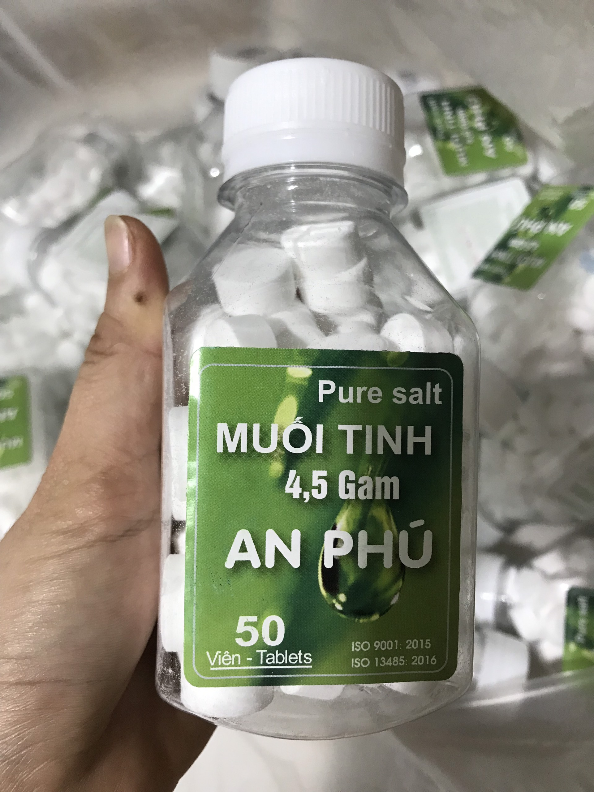 Muối sinh lý dạng viên tự pha (1 viên pha 500ml nước, hộp 25 viên)