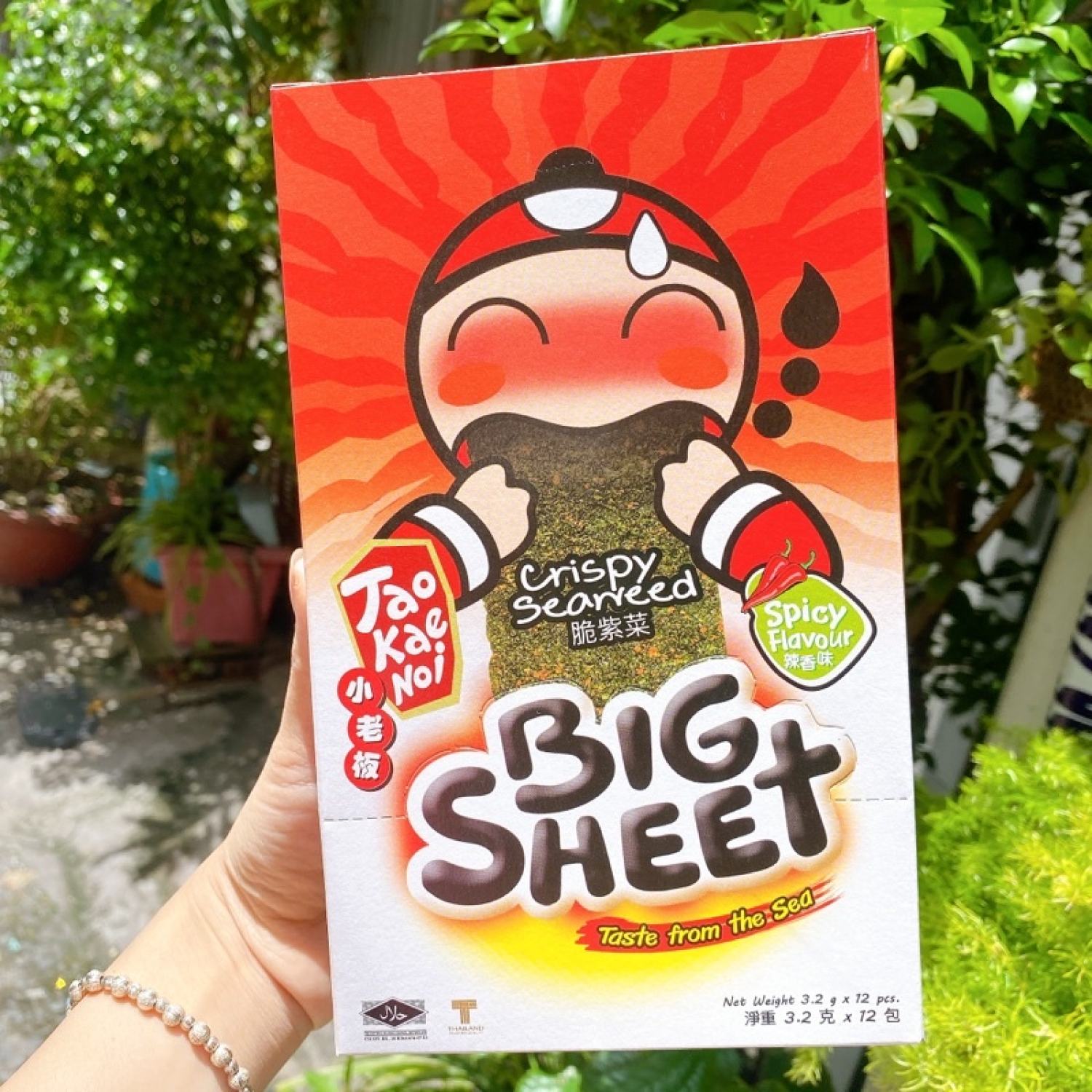 Rong Biển Big Sheet 3.2g (Hộp 12 Gói)
