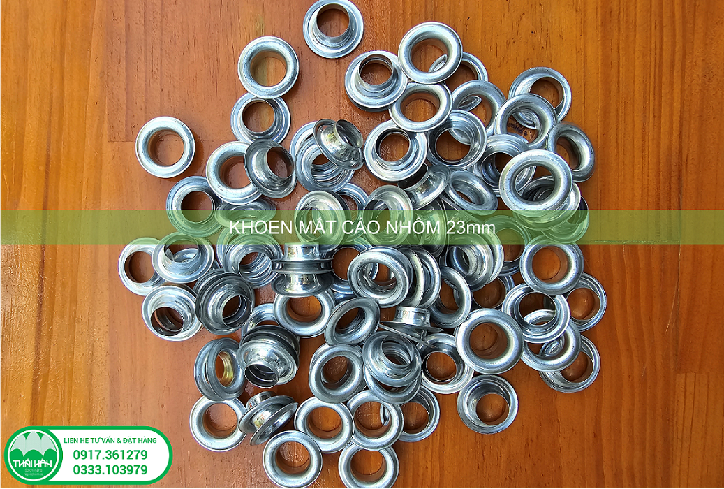 25 cặp Khoen mắt cáo nhôm 23mm