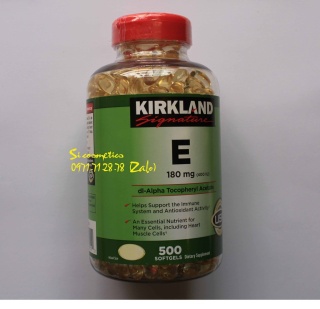 Viên uống Vitamin E 400 IU Kirkland Mỹ 500 viên thumbnail