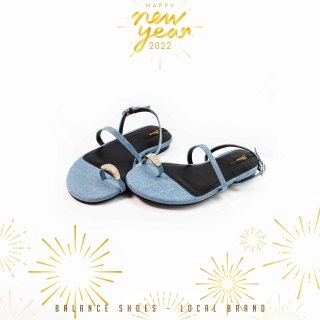 [New Year s Deals] Balance Giày Sandal Nữ Quai Mảnh - Xanh Jeans thumbnail
