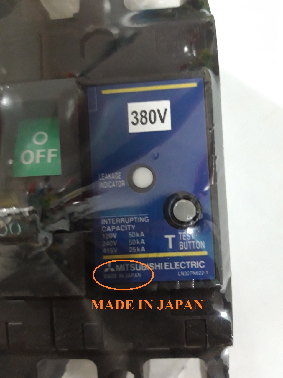 ELCB CHỐNG GIẬT 3 PHA NHẬT 75A 30mA