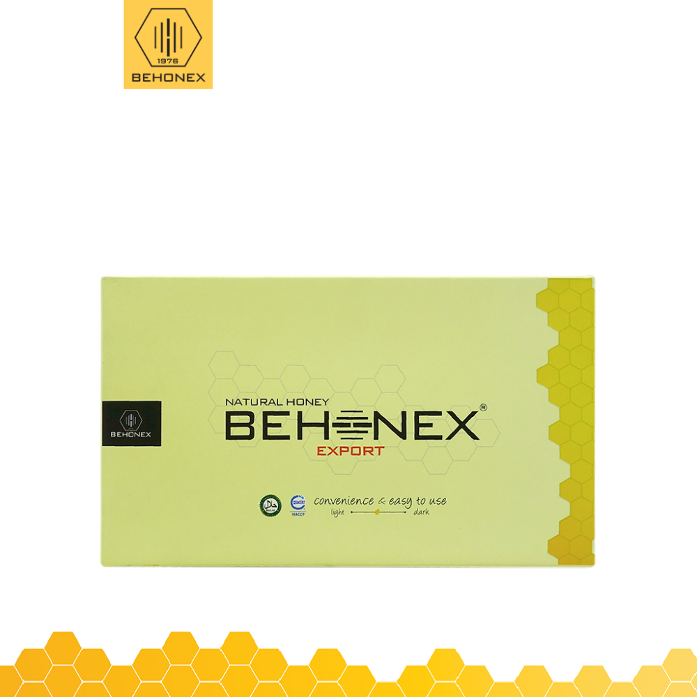 MẬT ONG XUẤT KHẨU BEHONEX STICK HONEY MEDIUM 25GR x 12 GÓI