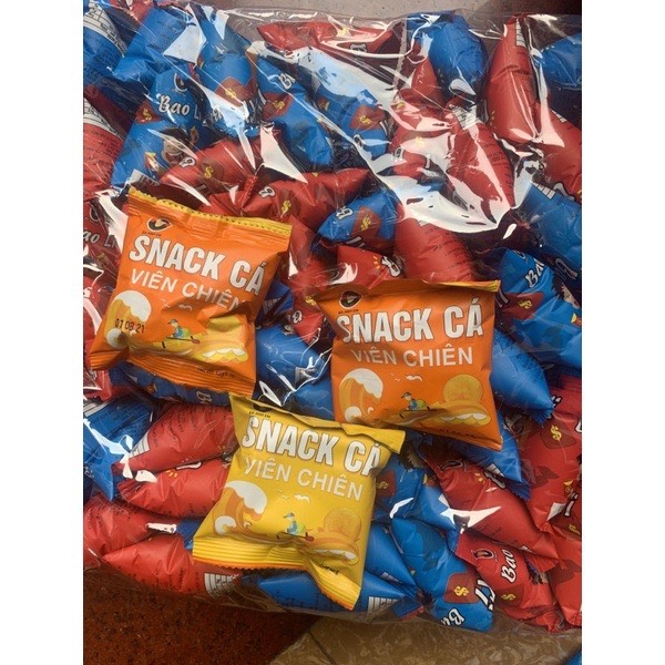 2 gói snack cá viên chiên
