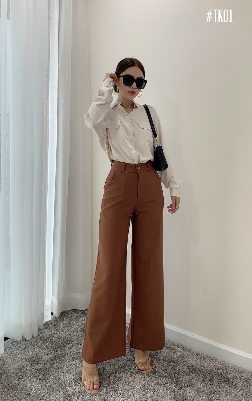 Quần ống suông công sở thanh lịch