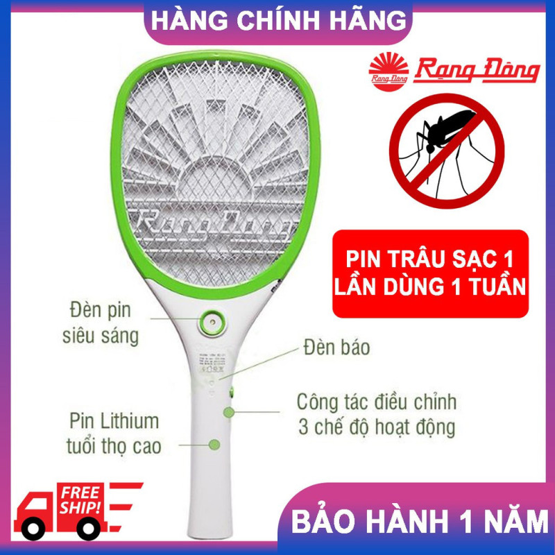 Vợt muỗi Rạng Đông Cao Cấp Hàng Việt Nam Chất Lượng cao BH 1 Năm