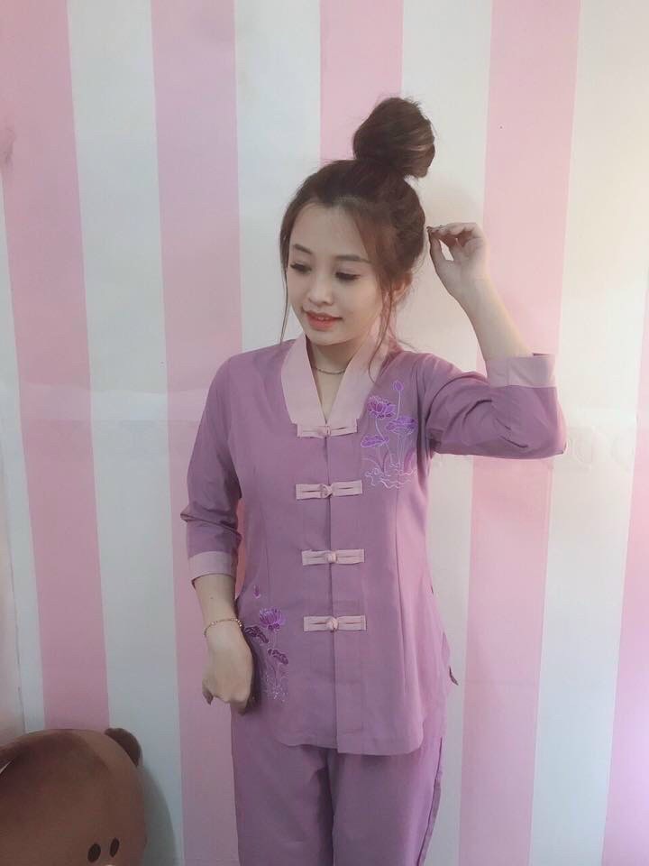Đồ Lam Nữ Đi Chùa - La Hán Phối