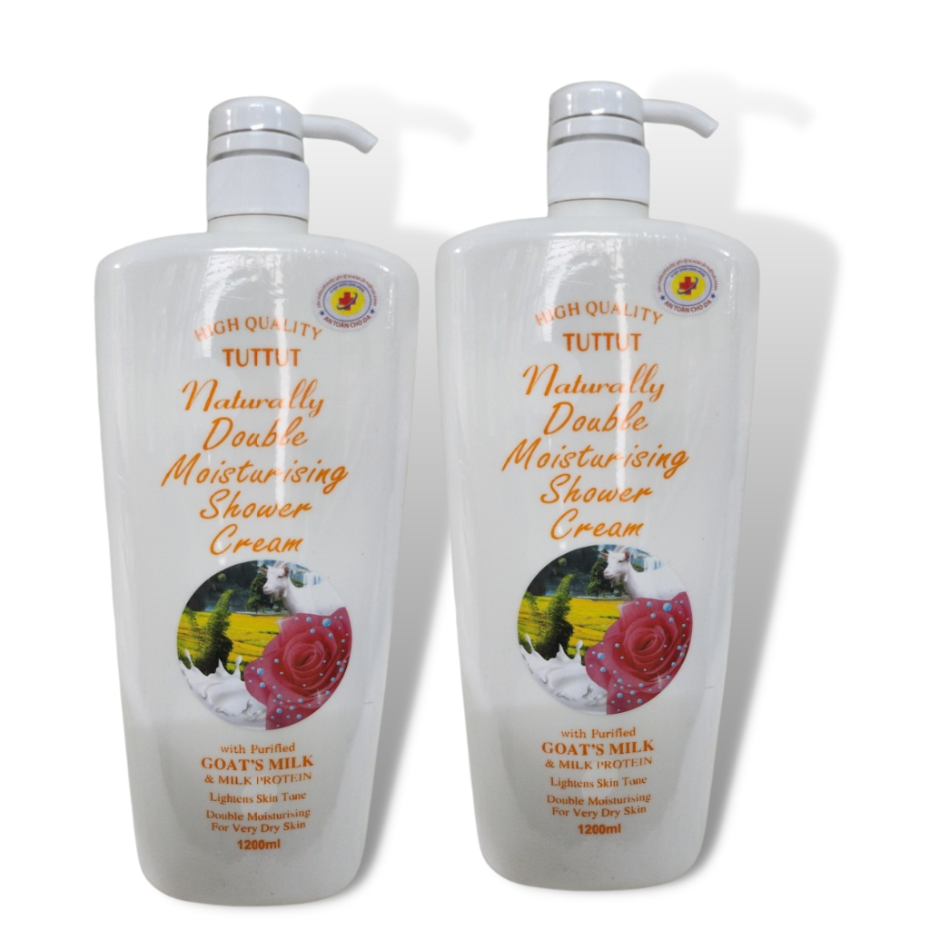 Sữa tắm dê trắng da TutTut Naturally 1200ml.