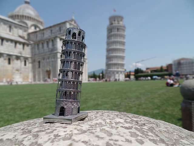 Mô Hình 3D Kim Loại Lắp Ráp Tháp Nghiêng Pisa [Chưa Lắp]